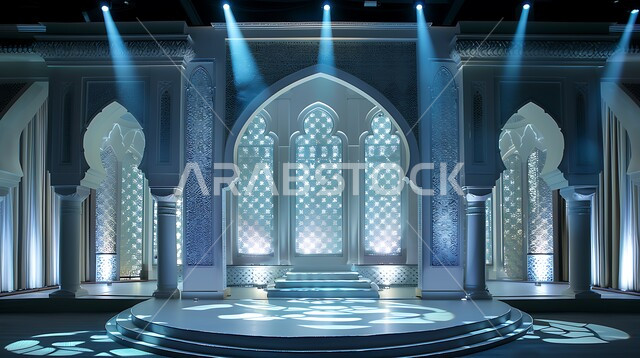 اكسسوارات و تحف و زينة وأنوار شهر رمضان المبارك، الاستعداد لاستقبال شهر الخير ,المنصات الاسلامية في الأعياد والمناسبات الدينية, عساكم من عواده ،خلفية زخارف اسلاميه ثري دي