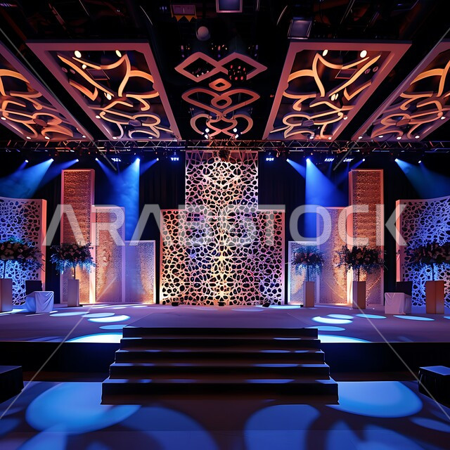 اكسسوارات و تحف و زينة وأنوار شهر رمضان المبارك، الاستعداد لاستقبال شهر الخير ,المنصات الاسلامية في الأعياد والمناسبات الدينية, عساكم من عواده ،خلفية زخارف اسلاميه ثري دي