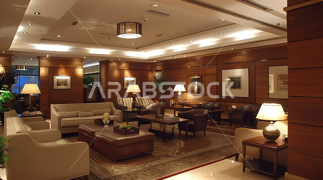 غرف مكتبية بتصاميم داخلية فخمة، التصميم العصري الحديث للمكاتب في الشركات السعودية, غرفة أعمال واسعة مجهزة بديكورات فاخرة, قاعه اجتماعات واسعة مع أثاث مريح و أنيق