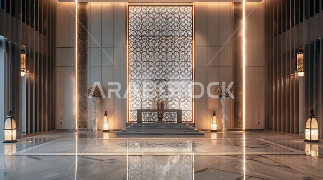 كوش أفراح في قاعات المناسبات والاحتفالات , صالات الزواجات والأعراس السعيدة , نقوش وزخارف جدارية ذهبية ,تصاميم عصرية حديثه ،الفن الهندسي المعماري , رسومات وخلفيات فنية 