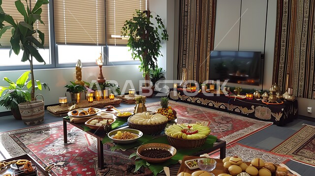  الجلسات الهادئة والممتعه في العيد، أطباق متنوعه من حلويات العيد الشهية, ديكورات وزينة الأعياد والمناسبات الاسلامية, مفهوم صناعة وإعداد الحلوى, الضيافة التقليدية اللذيذة, وصفات وأطباق من السكريات