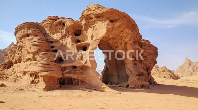 سلسلة الجبال والتكوينات والتشكيلات الصخرية في وادي الديسة بمنطقة تبوك، الطبيعة الصحراوية في المملكة العربية السعودية، التضاريس والنحت الصخري في المناطق الأثرية، أماكن للرحلات السياحية الترفيهية