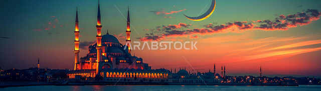 التقرب إلى الله تعالى بالعبادة، أماكن ومعالم اسلامية مقدسة، الديكورات والتصاميم الهندسية المعمارية لبناء المساجد في المملكة العربية السعودية، المآذن و القبب على الطراز الإسلامي العصري الحديث