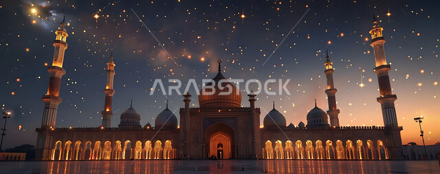 التقرب إلى الله تعالى بالعبادة، أماكن ومعالم اسلامية مقدسة، الديكورات والتصاميم الهندسية المعمارية لبناء المساجد في المملكة العربية السعودية، المآذن و القبب على الطراز الإسلامي العصري الحديث