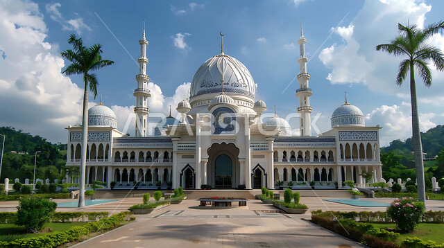  الديكورات والتصاميم الهندسية المعمارية لبناء المساجد في المملكة العربية السعودية، معالم وأماكن اسلامية مقدسة، المآذن والقبب على الطراز الإسلامي العصري الحديث، التقرب إلى الله تعالى بالعبادة