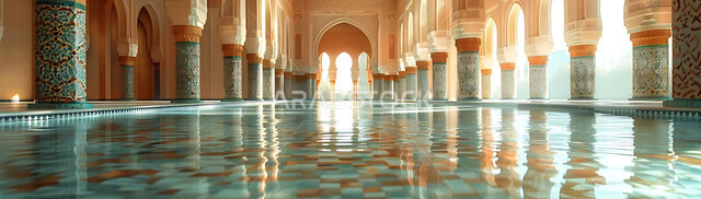  الديكورات والتصاميم الهندسية المعمارية لبناء المساجد في المملكة العربية السعودية، معالم وأماكن اسلامية مقدسة، المآذن والقبب على الطراز الإسلامي العصري الحديث، التقرب إلى الله تعالى بالعبادة