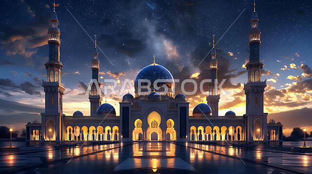  الديكورات والتصاميم الهندسية المعمارية لبناء المساجد في المملكة العربية السعودية، معالم وأماكن اسلامية مقدسة، المآذن والقبب على الطراز الإسلامي العصري الحديث، التقرب إلى الله تعالى بالعبادة