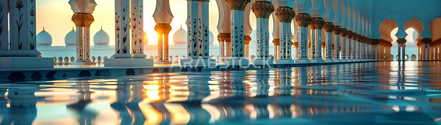  الفن الهندسي المعماري، تصاميم معمارية اسلامية، مسجد الشيخ زايد الكبير في إمارة ابو ظبي في الامارات العربية المتحدة، معالم وأماكن اسلامية مقدسة، المآذن والقبب على الطراز الإسلامي العصري الحديث، التقرب إلى الله تعالى بالعبادة