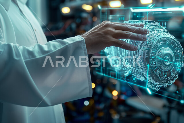 تصميم ميكانيكي معقد، رسم توضيحي ثلاثي الابعاد لمحرك نفاث متطور، اجهزة والات الكترونيه ضخمه، نموذج مراوح كهربائية للطائرات، محرك توربيني حديث، تقدم التقنيه والتكنولوجيا، رؤيه سعوديه مستقبيله 2030