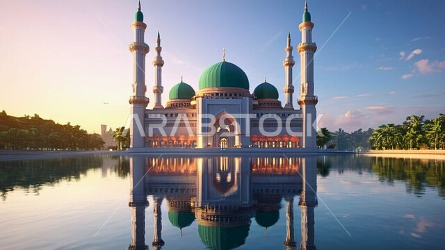 معالم وأماكن دينية مقدسة على الطراز الإسلامي العصري الحديث، العباده والتقرب إلى الله، الفن الهندسي المعماري لبناء المساجد في المملكة العربية السعودية، التصاميم الاسلامية للمآذن والقبب، أداء الفرائض والصلوات