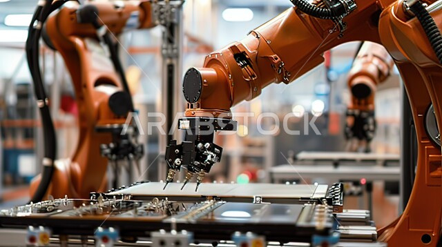 رؤية سعودية مستقبلية 2030، تحقيق الثورة الصناعية، استخدام روبوتات متطورة في انتاج وتصنيع الدارات الحديثة، الاعتماد على التشغيل الآلي في معامل ومصانع المملكة العربية السعودية، علوم و تكنولوجيا الذكاء الاصطناعي في المجال التقني والهندسي