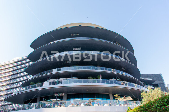 Tourist destinations in Dubai, a chain of restaurants, cafes and various markets in Dubai Mall, places to spend fun times, shopping and entertainment, famous landmarks in the United Arab Emirates