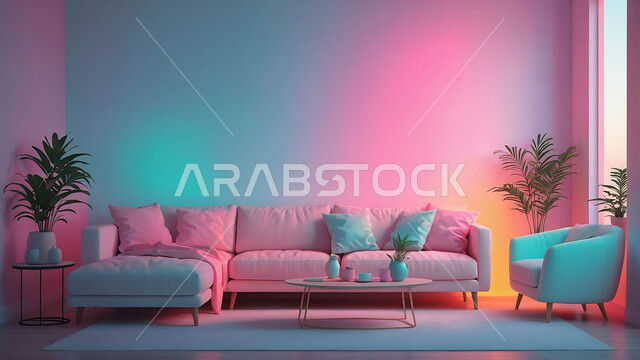 أثاث منزلي راقي، ديكورات داخليه متميزة لغرف الجلوس بألوان مختلفة, غرفة معيشة بتصاميم حديثه، تصميمات عصرية فاخرة، شقق وفلل سكنية, فنادق ومنتجعات فاخره، الاهتمام بنباتات الزينة