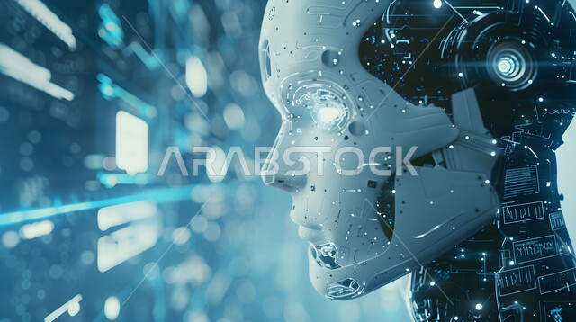 Innovation, Science and Artificial Intelligence Technology, Saudi Vision 2030, Technological Development on Planet Earth, 3D Designs for Future Robots, Cyborg, Achieving the Industrial Revolution