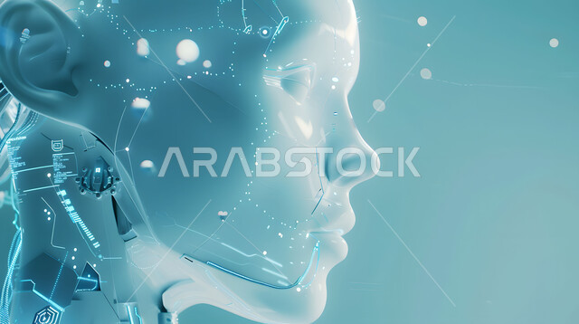  سايبورغ رجل آلي متطور ذكي, تحقيق الثورة الصناعية،  الابتكار والعلوم وتكنولوجيا الذكاء الاصطناعي, رؤية مستقبلية سعودية 2030، التطور التكنولوجي على كوكب الأرض، تصاميم ثلاثية الأبعاد للروبوتات المستقبلية