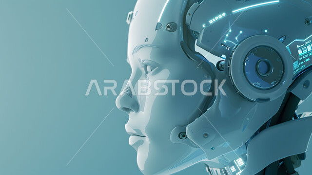  سايبورغ رجل آلي متطور ذكي, تحقيق الثورة الصناعية،  الابتكار والعلوم وتكنولوجيا الذكاء الاصطناعي, رؤية مستقبلية سعودية 2030، التطور التكنولوجي على كوكب الأرض، تصاميم ثلاثية الأبعاد للروبوتات المستقبلية