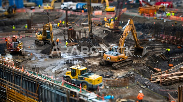 Construction, contracting and real estate development works, establishing foundations and structures for residential projects and factories, architectural and urban development in the Kingdom of Saudi Arabia, construction of buildings and mega projects, the concept of improving the country's infrastructure