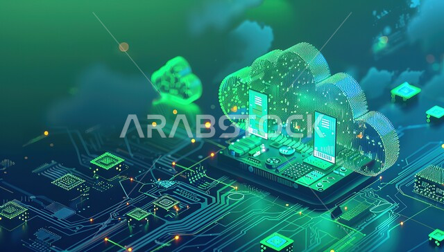 تطور التقنية والتكنولوجيا الرقمية، تخزين البيانات والمعلومات، الذكاء الإصطناعي والتطور الرقمي، رسومات واشكال ثلاثية الابعاد، نظام الأمن السيبراني و الحوسبة السحابية، تكنولوجيا المستقبل المتطور