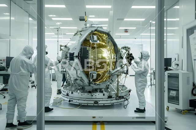 وصول السعودية إلى العالم الخارجي، صناعة مكوك الفضاء بالتقنيه والتكنولوجيا الحديثه، تطور قطاع الفضاء في المملكة العربية، رجال فضاء يقفون في غرفة الأبحاث، صيانة وتصليح المركبات الفضائية، تحقيق الثورة الصناعية، رؤية مستقبلية 2030