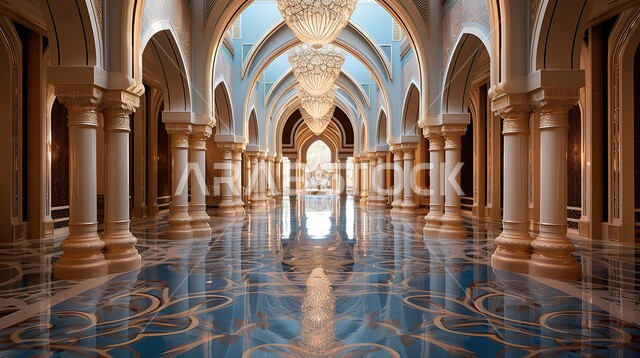  الفن الهندسي المعماري المعاصر في بناء وتصميم الفندق الداخلي, قصر الإمارات في أبو ظبي, الأماكن والمعالم السياحية المشهورة في الامارات العربية المتحدة,  المنتجعات والفنادق الفاخرة في الخليج العربي