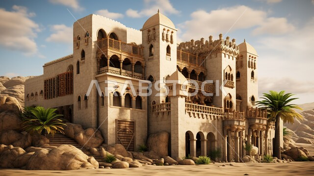 بناء يعود تاريخه للنهضة الملكية للمملكة الاماراتية المتحدة, المساجد الطينية القديمة المبنية على الطراز الاسلامي, مسجد أثري من القرون الوسطى, المعالم والآثار التاريخية العريقة