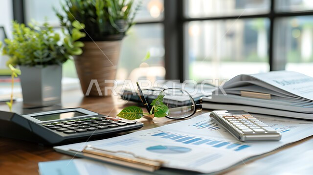 ترتيب المستندات الورقية الموضوعة على طاولة المكتب, الأعمال والمهن المكتبية في السعودية, استخدام الآلة الحاسبة في تنظيم حسابات الشركة, الإدارة الاقتصادية الفعالة, التأكد من دفع الفواتير بشكل صحيح, العمل في وظيفة المحاسبة