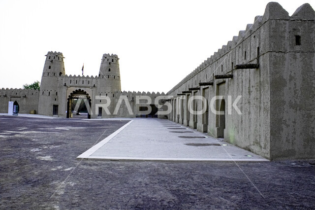 Tourist attractions in the United Arab Emirates, ancient architecture, Al Jahili Fort in Al Ain, Abu Dhabi, famous tourist attractions, forts and military castles built