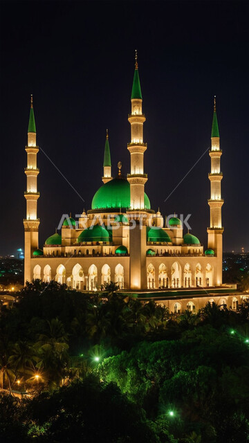 نداء المسلمين لأداء الفرائض والصلوات، قبب ومآذن المساجد على الطراز الاسلامي، الديكورات والتصاميم الهندسية الدينية المتميزة، مفهوم العبادة والتقرب إلى الله تعالى