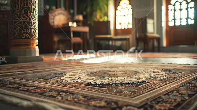 منتجات صناعية محليه وطنيه، الفن التراثي الحرفي التقليدي، زخرفات ونقوشات من التراث السعودي، مهن وحرف شعبية، استخدام السجاد في الأثاث المنزلي في بيوت المملكة، الثقافة العربية السعودية، تصاميم زخرفية ملونة