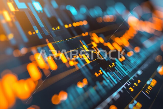 الاستثمار المالي والاقتصادي، استعمال الأجهزة التقنية الحديثة لمراقبة السوق الاقتصادية، الرسوم البيانية الخاصة بصعود وهبوط البورصة العالمية, مجال المال والأعمال, العمل في التجارة الالكترونية، تداول العملة الرقمية، دمج التكنولوجيا المتطورة مع العمل