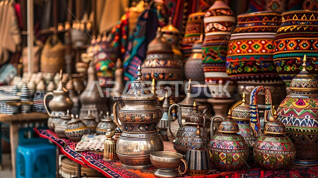 منتجات تعبر عن تاريخ المملكة العريق, الحرف اليدوية السعودية التقليدية، الصناعات المعدنية الشعبية, التراث الثقافي السعودي الغني, تحف وقطع نحاسية مزخرفة, أسواق لبيع الأعمال الأثرية الأصيلة 