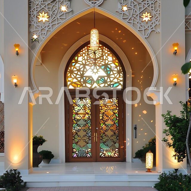 ديكورات عربية واشكال هندسية اسلامية مميزة، باب تراثي بتصاميم زخرفية، الفن الهندسي المعماري العصري الحديث, منازل عربية أثرية في المملكة العربية السعودية، الابواب الخشبية المزينة على الطراز الشعبي