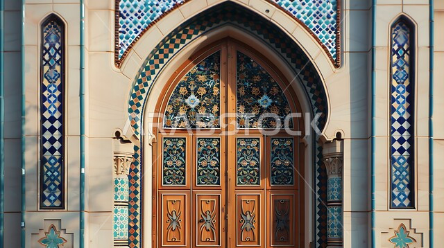 ديكورات عربية واشكال هندسية اسلامية مميزة، باب تراثي بتصاميم زخرفية، الفن الهندسي المعماري العصري الحديث, منازل عربية أثرية في المملكة العربية السعودية، الابواب الخشبية المزينة على الطراز الشعبي