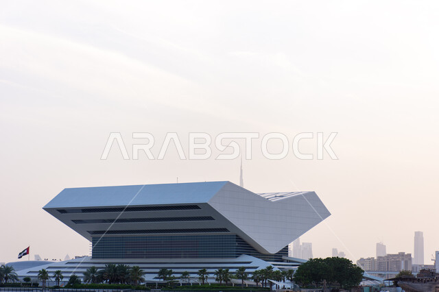 Famous Emirati libraries in the Arabian Gulf, intellectual cultural beacons, Mohammed bin Rashid Library in Dubai, United Arab Emirates, the world of publishing and books, modern architectural art in design