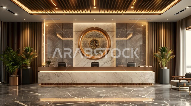 التصاميم والديكورات الداخلية للفنادق والمنتجعات الفاخرة ,لوبي اوتيل بديزاينات عصرية حديثه، مكاتب وشركات تجارية في المملكة العربية السعودية، التصميم الراقي المزحرف لمدخل و مكان الاستقبال في الفندق