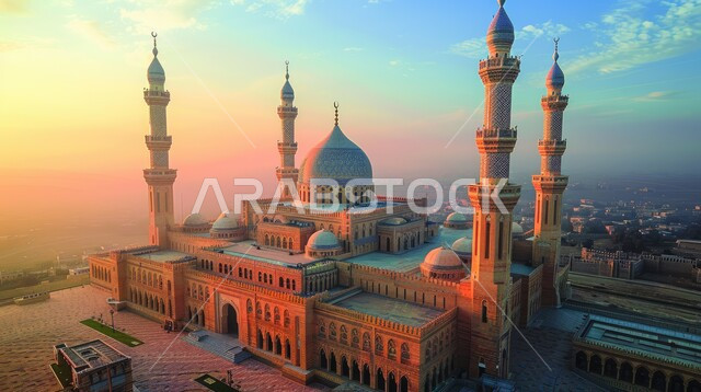 المآذن والقبب على الطراز الإسلامي العصري الحديث، معالم وأماكن اسلامية مقدسة، مفهوم العبادة والتقرب إلى الله تعالى، الديكورات والتصاميم الهندسية المعمارية لبناء المساجد في المملكة العربية السعودية