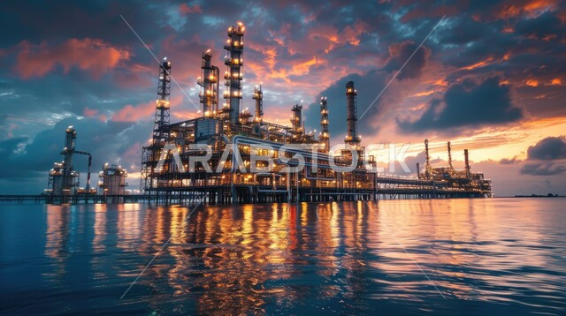  مستودعات ضخمة و كبيرة، هندسات ومعدات صناعية، صناعات ومشاريع بيتروكيماوية، خطوط الأنابيب والكابلات الفولاذية، مصنع تكرير النفط والغاز في المنطقة الصناعية، مصانع ومعامل في المملكة العربية السعودية
