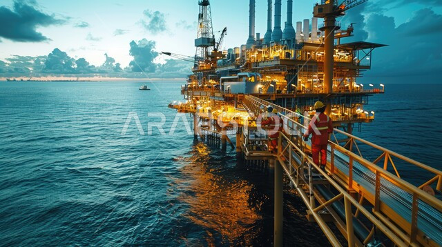 العمل في مجال الصناعات والمشاريع البيتروكيماوية، خطوط الأنابيب والكابلات الفولاذية، مفهوم إنتاجية الغاز في المملكة العربية السعودية، متابعة سير الاعمال في المصانع والمعامل، مجموعة من المهندسين العرب الخليجيين السعوديين يعملون في مصنع تكرير النفط والغاز