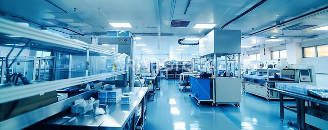 مركز أبحاث سعودي عصري في المملكة العربية السعودية، تقدم التكنولوجيا في المختبرات العلمية, ابتكار الروبوتات العصرية, صورة مقربة الأجهزة الحديثة في مخبر عرض التقنيات الروبوتية المتطورة، مفهوم البحث والتطوير العلمي