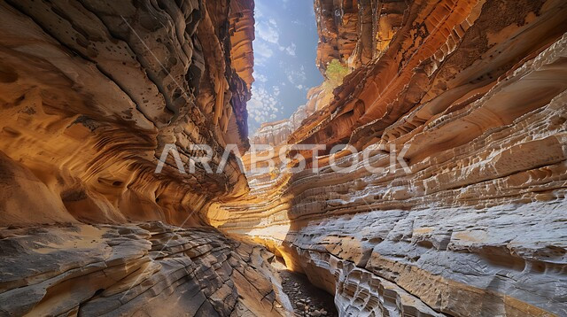  المعالم التاريخية الأثرية القديمة في المملكة العربية السعودية، التضاريس والتكوينات الصخرية في جبال القارة، القمم والمرتفعات الجبلية في مدينة الاحساء، كهف تكون بفعل العوامل الطبيعية