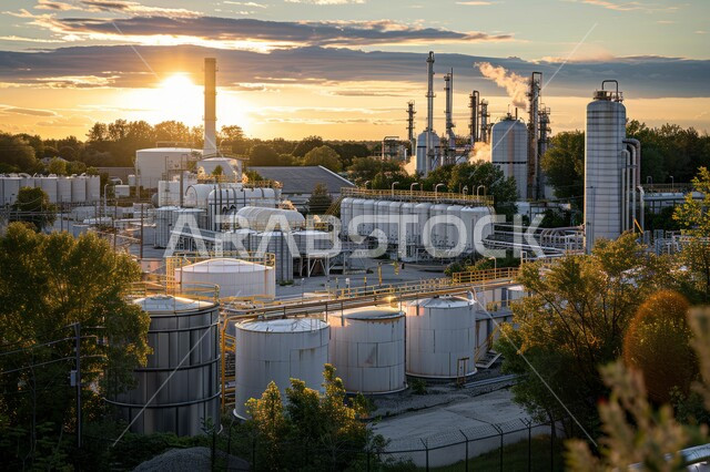 مفهوم العمل في القطاع الهندسي الصناعي، جودة الآلات والمعدات في معامل استخرج النفط، التقنيات الحديثة في انتاج الزيوت والغاز ، مصانع تكرير البترول في المملكة العربية السعودية