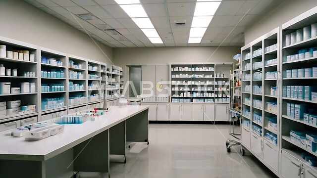 مركز أبحاث سعودي عصري  في المملكة العربية السعودية, تقديم الرعاية الصحية والوصفات الطبية، جرد وفحص مخزون الأدوية والمستلزمات الطبية داخل الصيدلية، تقدم التكنولوجيا الحيوية في المختبرات العلمية