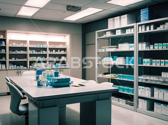 مراكز أبحاث متطورة  في المملكة العربية السعودية, جرد وفحص مخزون الأدوية والمستلزمات الطبية داخل الصيدلية، غرفة الاسعافات الاولية، تقديم الرعاية الصحية والوصفات الطبية، تقدم التكنولوجيا الحيوية في المختبرات العلمية