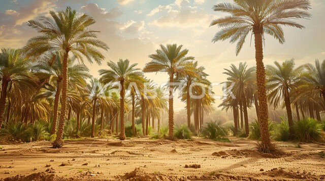 مزارع إنتاج التمور، المحاصيل والمنتجات الوطنية المحلية، حقول أشجار النخيل المثمرة في المملكة العربية السعودية، الأراضي الزراعية والمحميات الطبيعية الخصبة، الاهتمام بالتشجير والزراعة، الرمال الذهبية الناعمة، خلفيات الطبيعة
