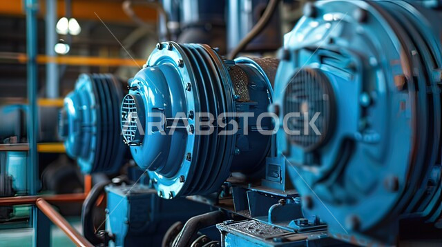 استخدام مضخات المياه القوية, التطور والتقدم التقني والتكنولوجي في المملكة,محركات حديثة تعمل بشكل سريع وآلي في السعودية, آلات التبريد في المصانع والمعامل الكبيرة