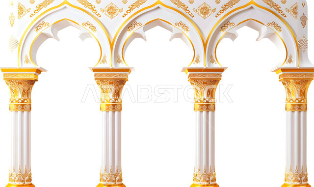 تصميم الأعمدة والأقواس على الطراز الاسلامي الممزوج بين الحداثة والعراقة, الديكورات الإسلامية للمباني والمساجد, الفن الهندسي المعماري للأبنية الدينية في المملكة العربية السعودية