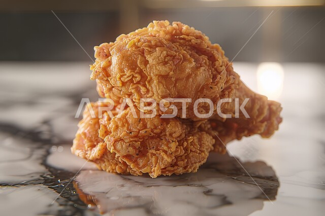 مجموعة من أفخاذ الدجاج المقلي المقرمش, دجاج البروستد الشهي، مطاعم المأكولات السريعة, وجبات غير صحيه