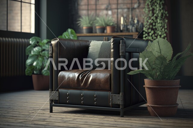 التصاميم الداخلية لغرف الجلوس على الطراز الحديث ، غرفة معيشة مع أثاث منزلي فاخر ، ديكور داخلي راقي للفلل والشقق السكنية في المملكة العربية السعودية ، الرعاية والاهتمام بنبات الزينة  المنزلية