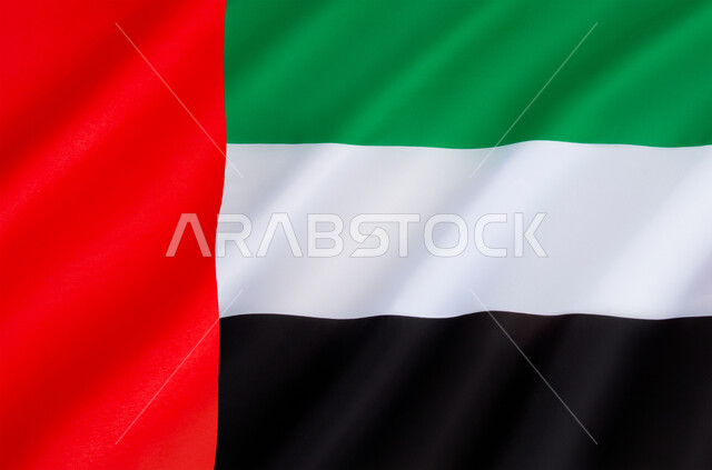 الشعار و الرمز الوطني، يوم استقلال الإمارات، صورة مقربة لعلم الإمارات العربية المتحدة، الإحتفال بالعيد الوطني الإماراتي، حب الوطن والعلم