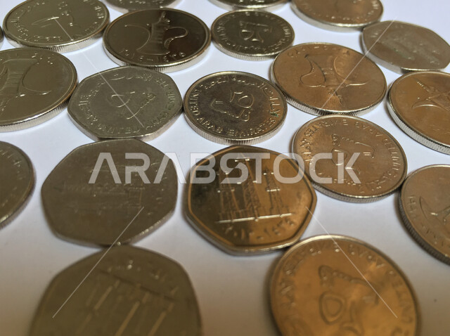 الدراهم الاماراتية المعدنية، النمو والأرباح المالية، العملة الرسمية للإمارات العربية المتحدة، الفئات المختلفة من العملات النقدية، الاقتصاد المالي للخليج العربي